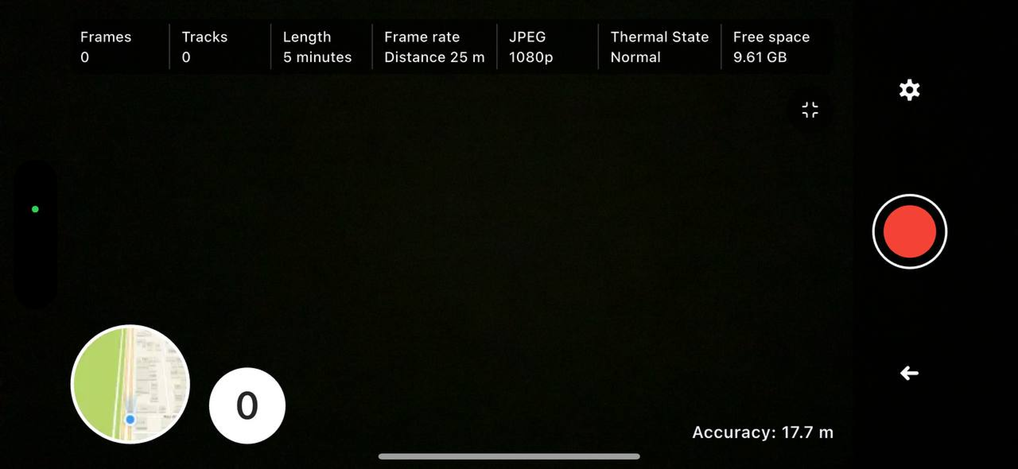 Recording configuration info
