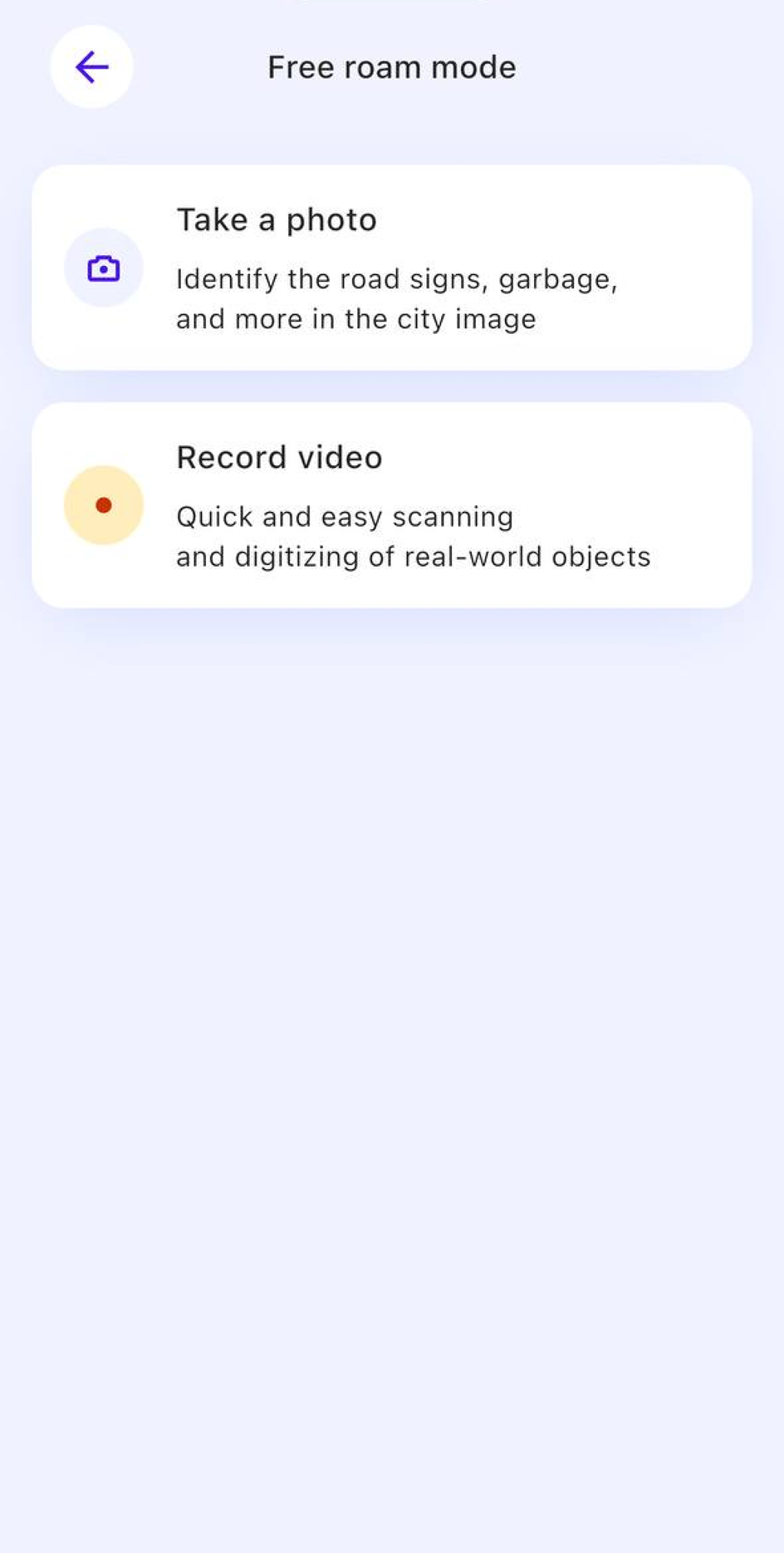 Selecting data recording method