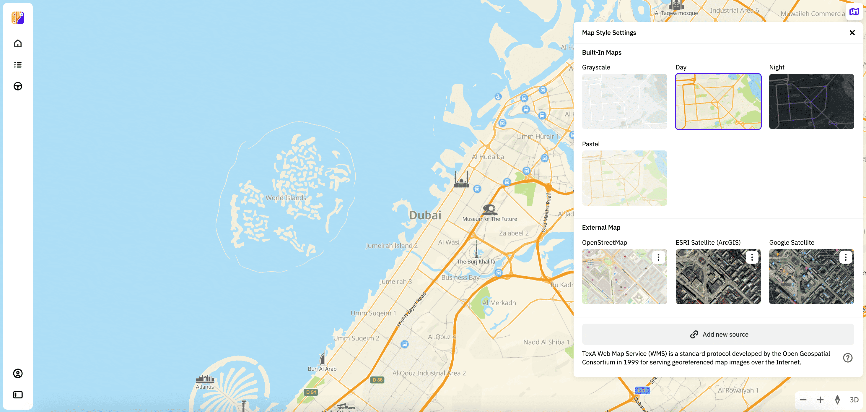 Common map style