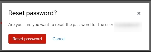 Confirm password change