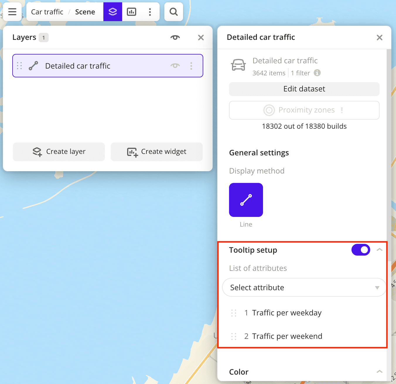 Tooltip settings